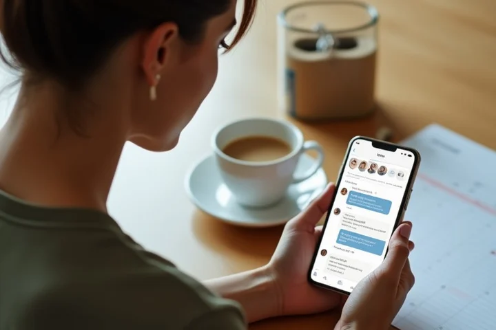 When in-app messaging becomes inconvenient before a date